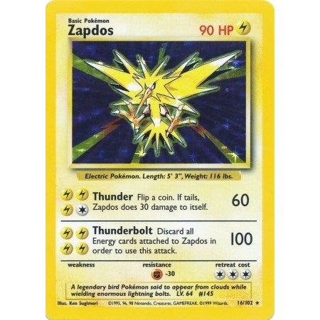 Zapdos (016/102) (BS)
