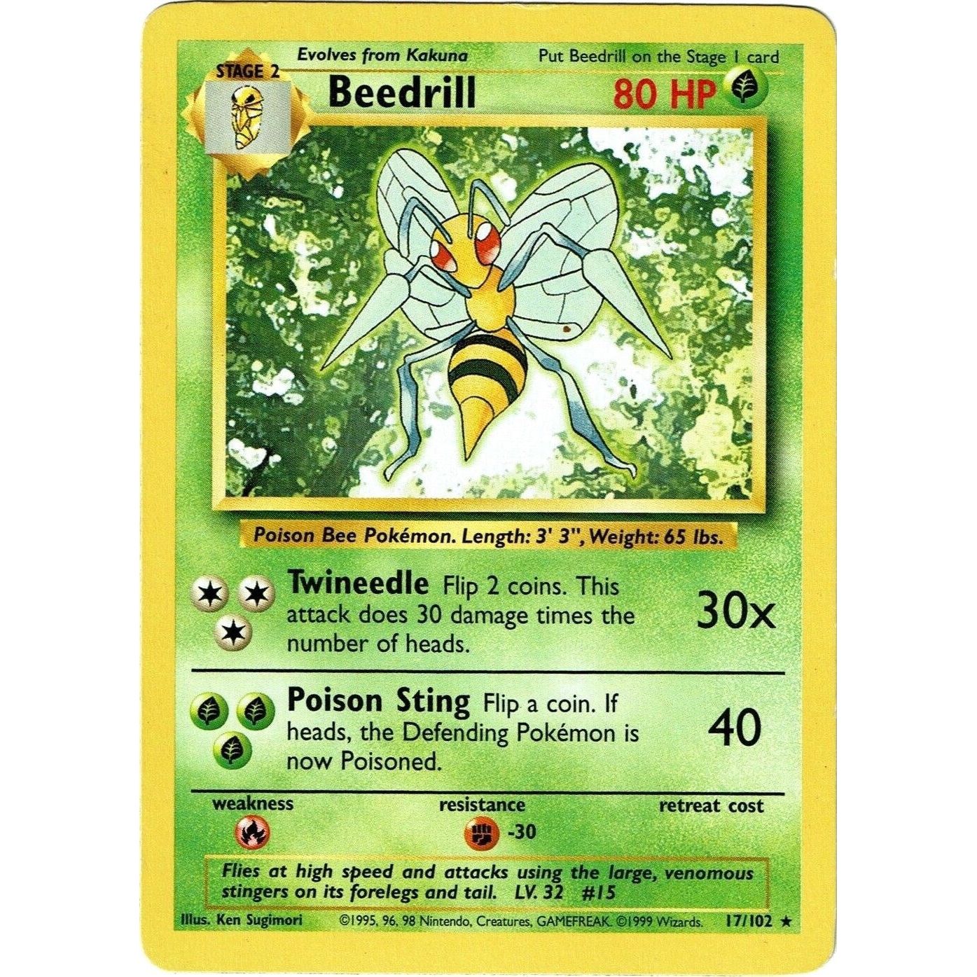 Beedrill (017/102) (BS)