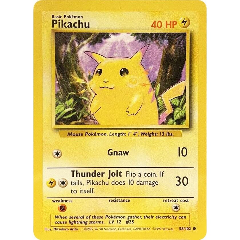 Pikachu (058/102) (BS)