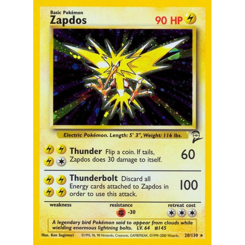 Zapdos (020/130) (BS2)