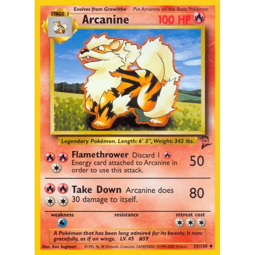 Arcanine (033/130) (BS2)