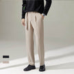Detachable Belt Draping Wide-leg Suit Chinos Trouser For Men