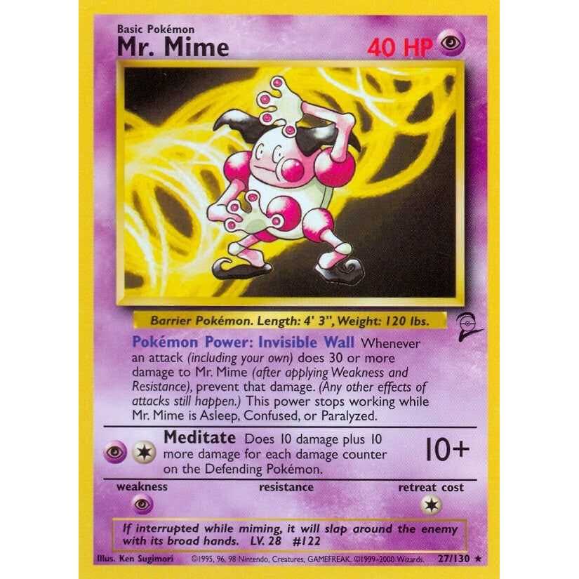 Mr. Mime (027/130) (BS2)