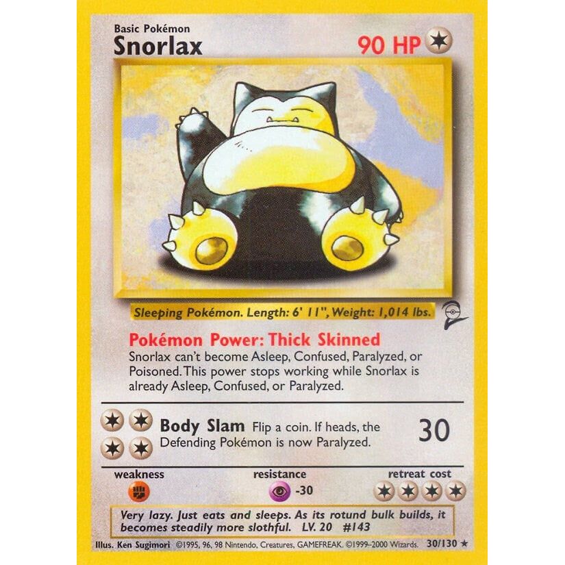 Snorlax (030/130) (BS2)