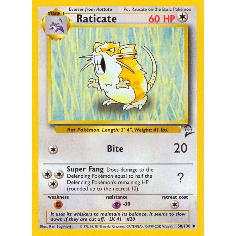 Raticate (058/130) (BS2)