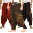 Men's Loose Fit Cotton Blend Trousers