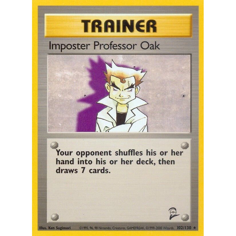 Imposter Professor Oak (102/130) (BS2)