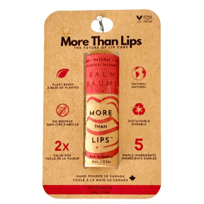More Than Lips - Lip Balm - Pink Grapefruit Peggable (9ml)