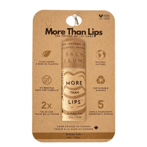 More Than Lips - Lip Balm - Birthday Cake Peggable (9ml)