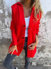 Fall Casual Single Breasted Hooded Cashmere Cardigan Jacket for women