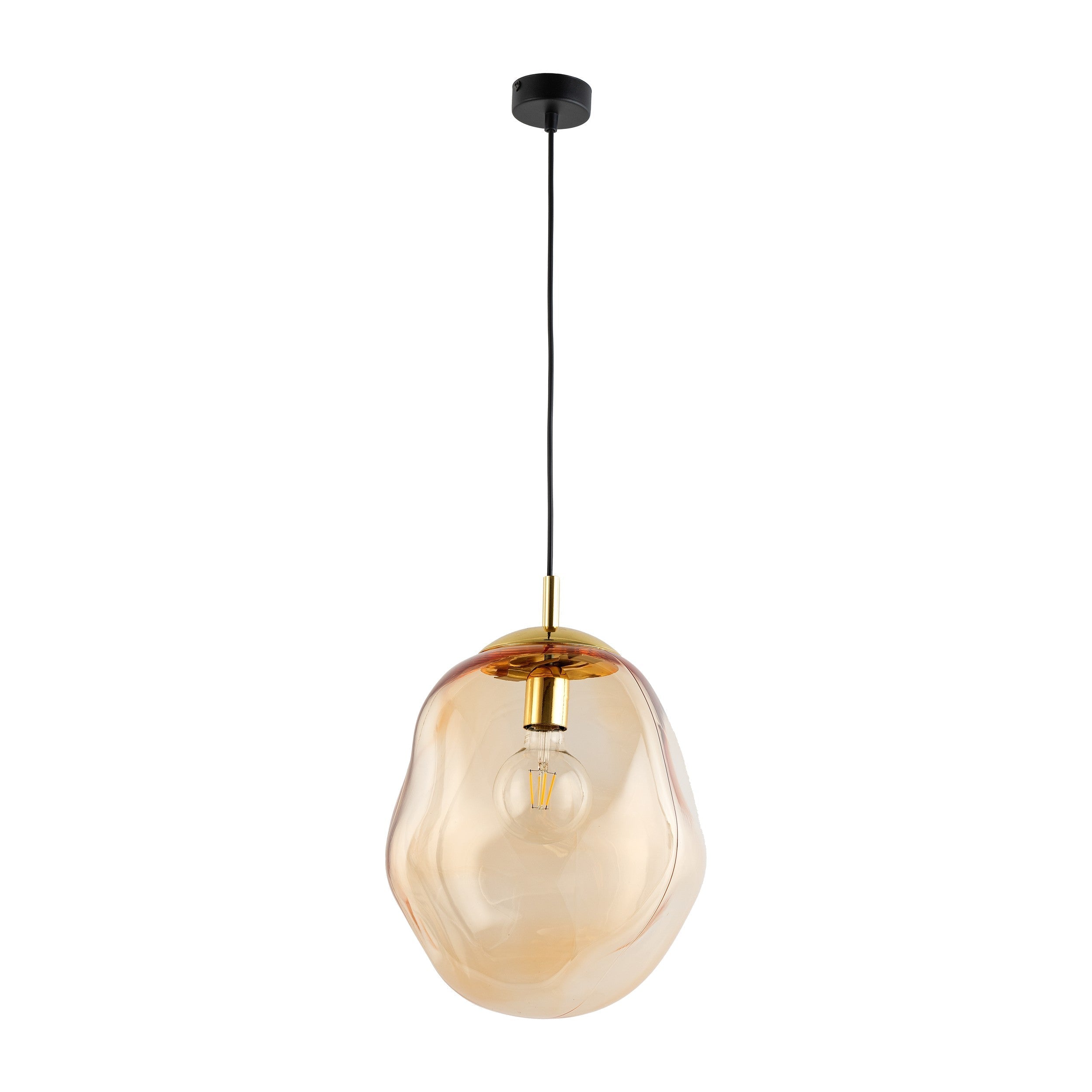 SOL Large Glass Pendant Light for Kitchen Island, Dining Room & Modern Interiors