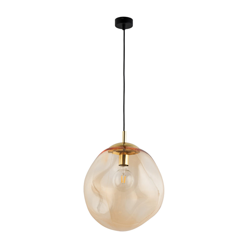 SOL Large Glass Pendant Light for Kitchen Island, Dining Room & Modern Interiors