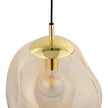 SOL Large Glass Pendant Light for Kitchen Island, Dining Room & Modern Interiors