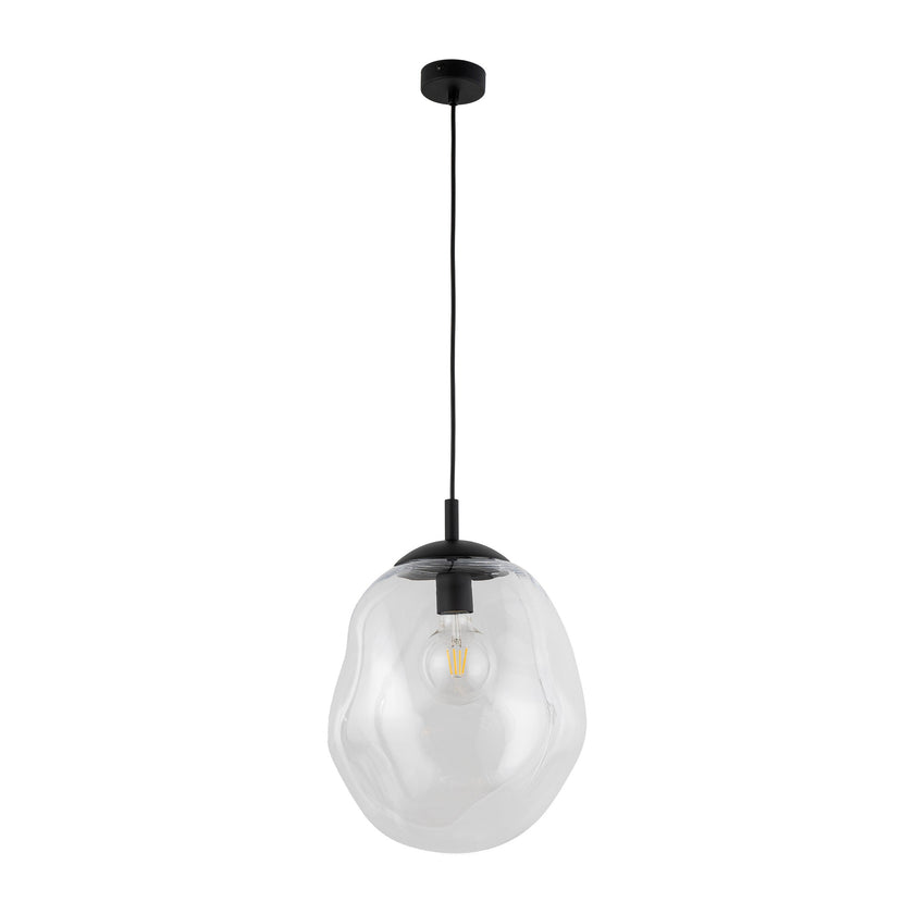 SOL Large Glass Pendant Light for Kitchen Island, Dining Room & Modern Interiors