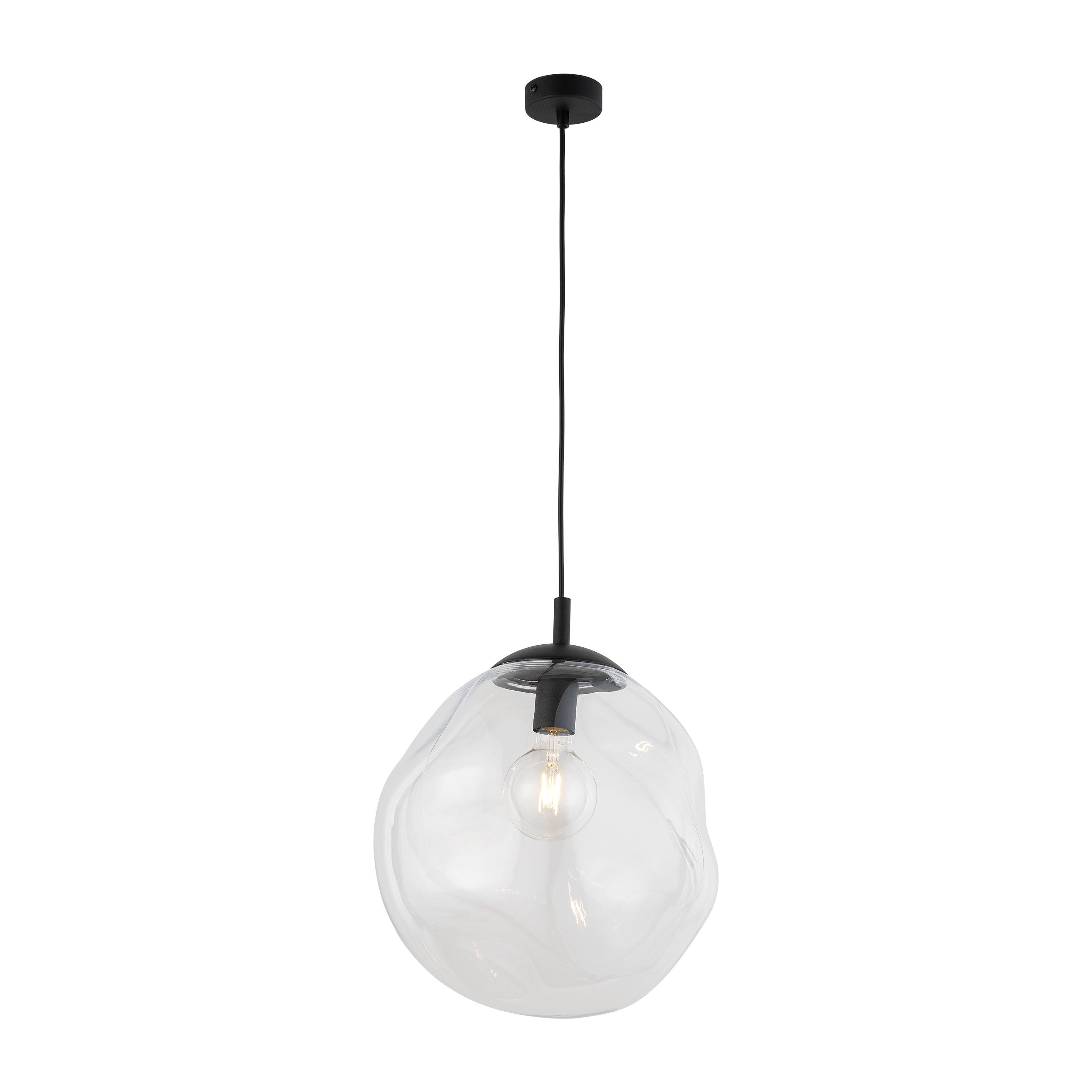 SOL Large Glass Pendant Light for Kitchen Island, Dining Room & Modern Interiors