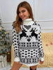 Winter Wool Mini Jumper dress Christmas Turtleneck Sweater Dress