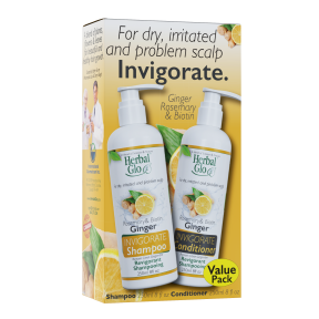 Herbal Glo - Ginger INVIGORATE Sham/Con VALUE PK (2pk)