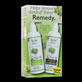 Herbal Glo - Tea Tree REMEDY Sham/Con VALUE PK (2pk)