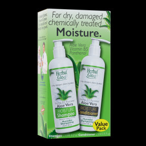 Herbal Glo - Aloe Vera MOISTURE Sham/Con VAL PK (2pk)