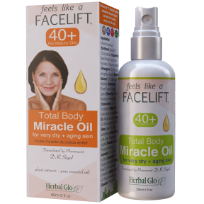 Herbal Glo - Facelift 40+ Total Body Miracle Oil (120ml)