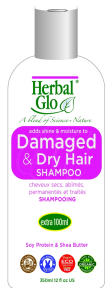 Herbal Glo - Damaged & Dry Hair Shampoo (350ml)