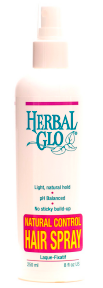 Herbal Glo - Natural Control Hair Spray (250ml)