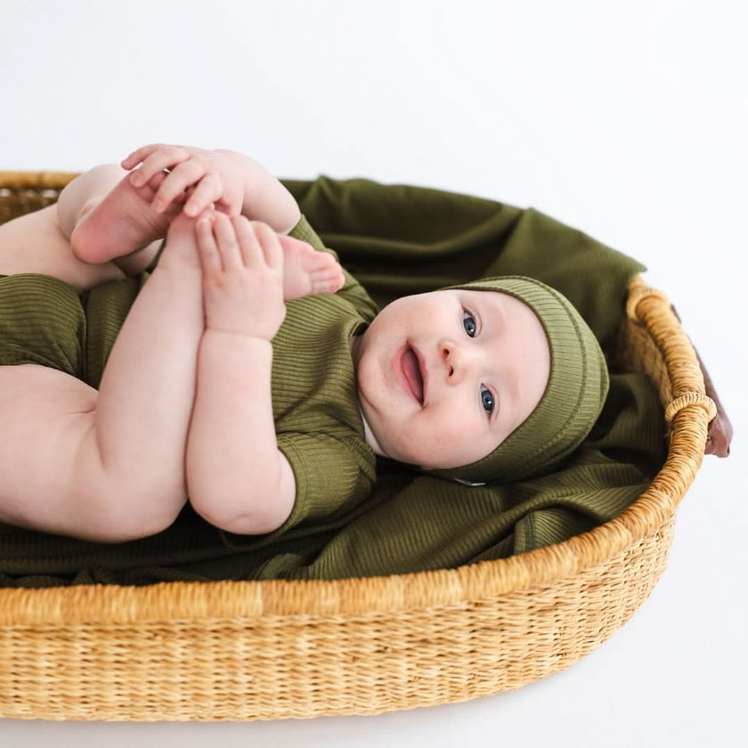 Baby/Kids' Bamboo Beanie | Palm Fronds