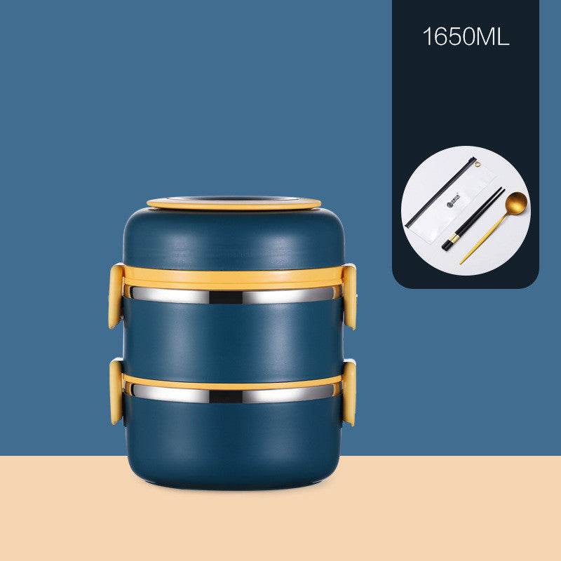 304 Stainless Steel Multi-layer Thermal insulated lunch container