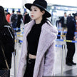 Winter Coats Women – Loose Lapel Medium-Length Polyester Coat