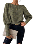 Fashionable Elegant Retro blouse top For Women