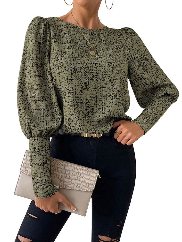 Fashionable Elegant Retro blouse top For Women