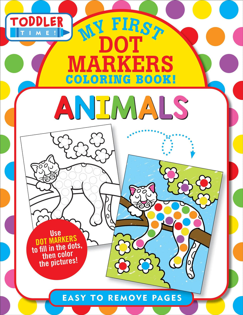 Peter Pauper Press - My First Dot Markers Coloring Book! Animals