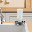 Glass Rinser, 10 Powerful Spraying Jets 360  Rotating Cup Rinser For Sink, 304 Stainless Steel Faucet Cup Washer With ABS Cup Holder For Baby Bottle, Glass Cup, Wine Glass