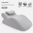 Sleeping Y-shaped Pillow Bed Watch Mobile Phone Memory Foam Pillow Neck Protector