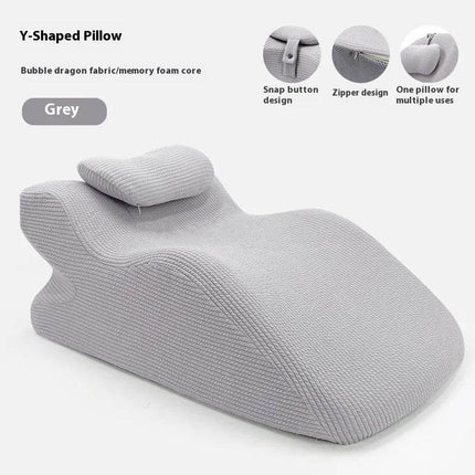 Sleeping Y-shaped Pillow Bed Watch Mobile Phone Memory Foam Pillow Neck Protector