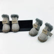 Dog Winter Snow Boots – Waterproof Non-Slip PU Paw Shoes for Small & Medium Dogs (10 Colours, Sizes 1–5 & S–XXL)