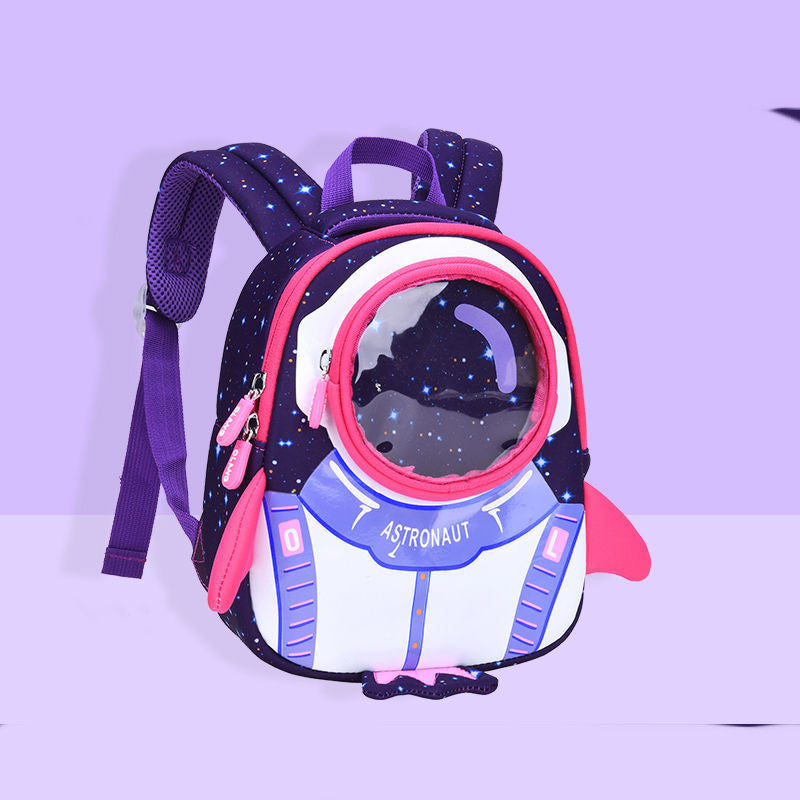 Kids Astronaut Backpack – Cute Cartoon Canvas School Bag | Toddler & Preschool | Canada & USA
