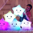 Unique Luminous Pillow Vivid Star Design LED Light Colorful Cushion Stars Plush Pillow Toys Gift For Kids Children Girl