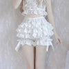 Cake Princess Skirt Mini Multi Layered Pants