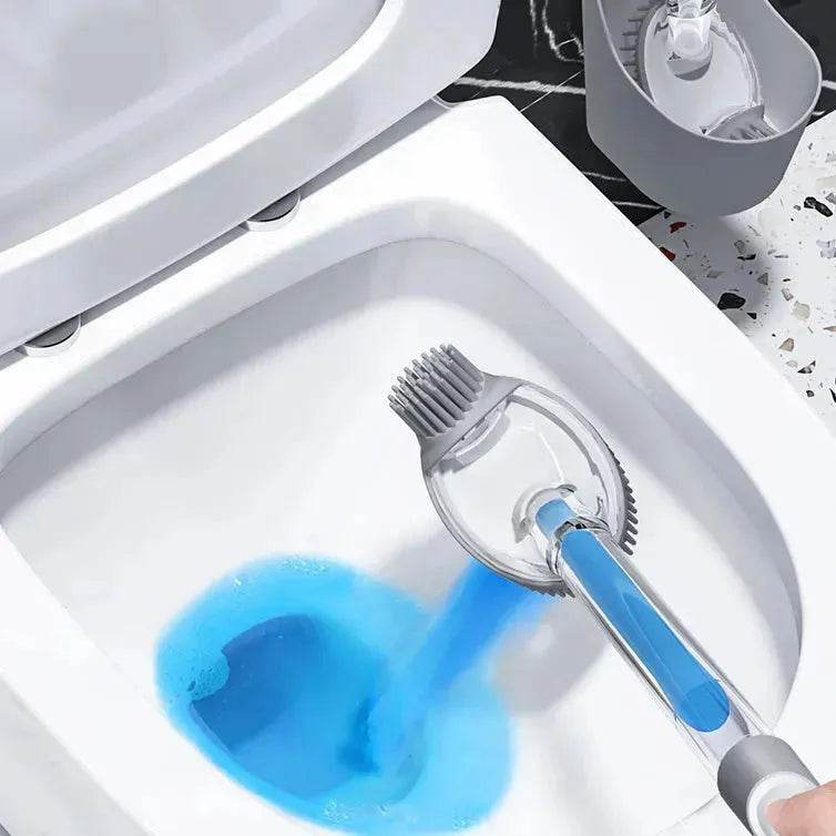 Household Sturdy Bristle strong  silicone Toilet brush