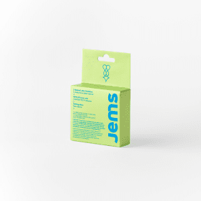 Jems For All - Natural Latex Condoms Tab (3pk)