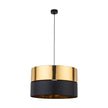 HILTON Black & Gold Pendant Ceiling Light Fixture for Kitchen Island, Dining Room & Living Room – Modern Luxury Lighting