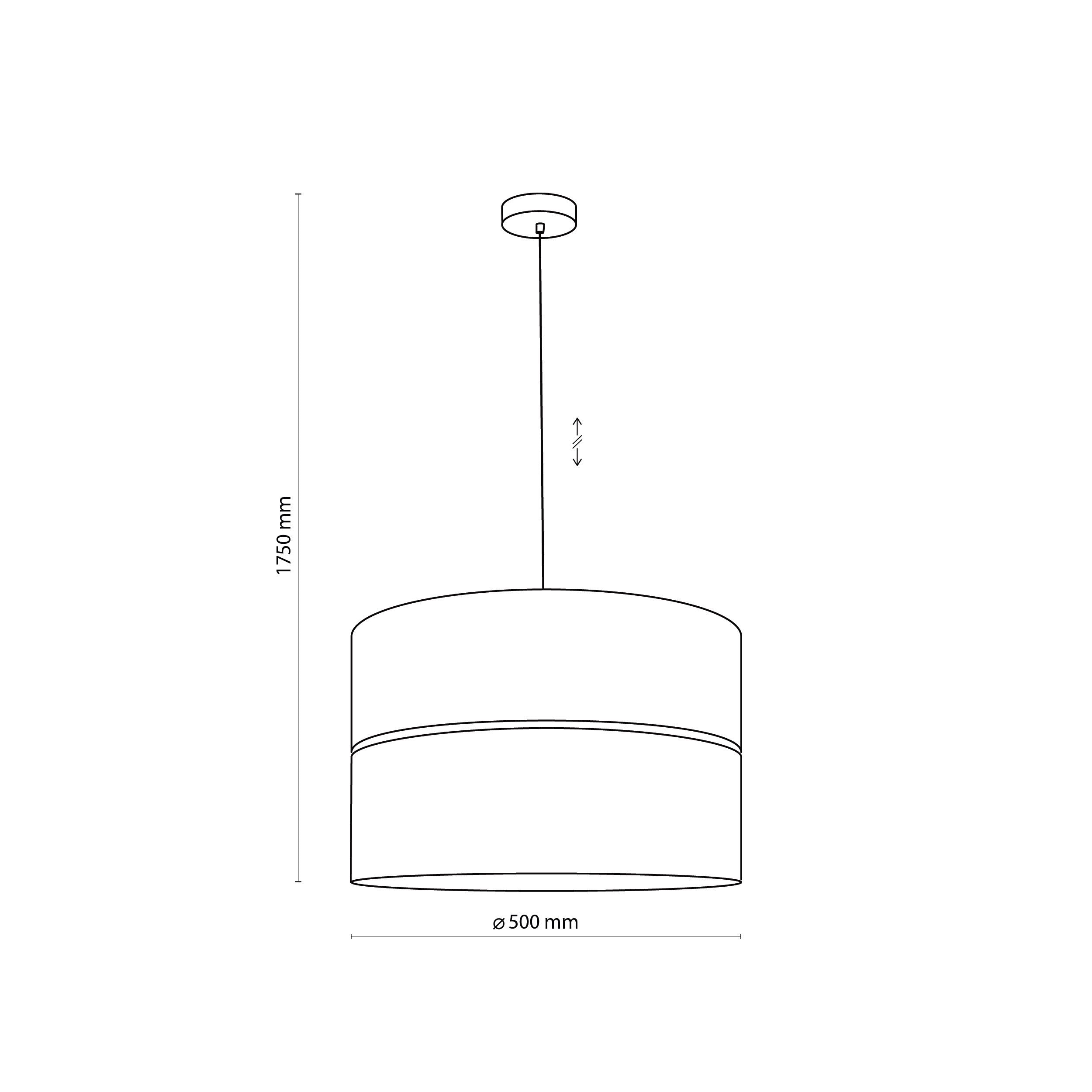 HILTON Black & Gold Pendant Ceiling Light Fixture for Kitchen Island, Dining Room & Living Room – Modern Luxury Lighting