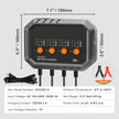 VEVOR Smart Battery Charger, 8-Amp, LiFePO4 Lead-Acid Car Battery Charger, Fully-Automatic Charger Maintainer Desulfator For Boat Motorcycle Lawn Mower Golf Cart Marine Deep Cycle