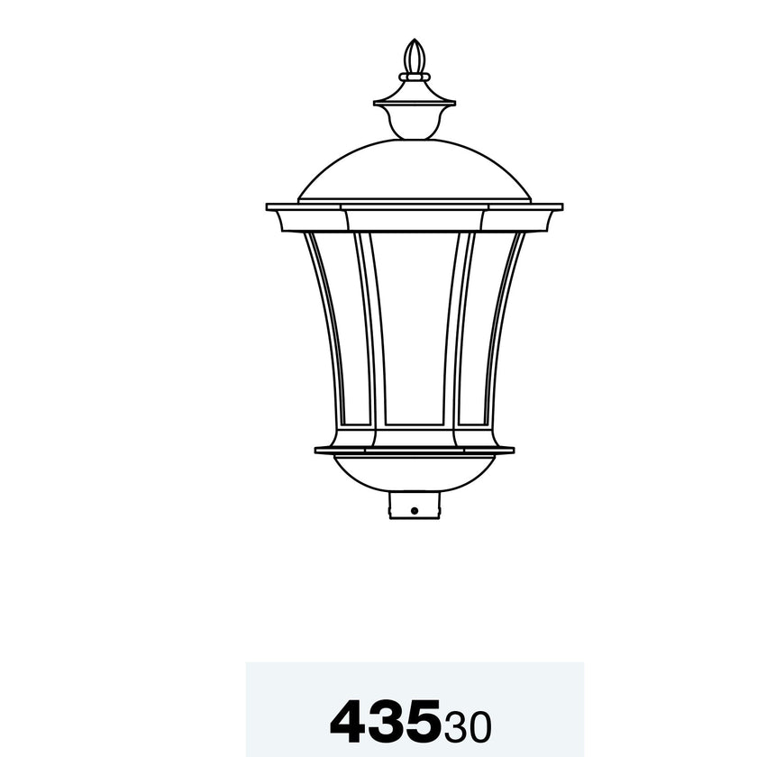 Westminster - Tête de poteau format très grand - 43530
