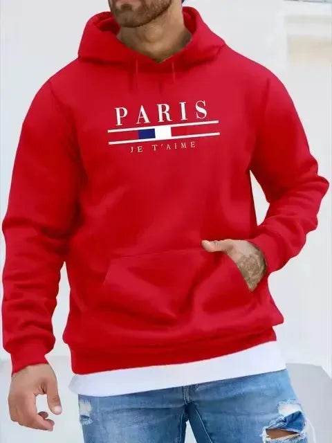 Casual Autumn And Winter Thick Cashmere sweatshirt Hoodie Pullover for men