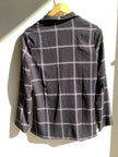 Black & White Windowpane Check Blazer