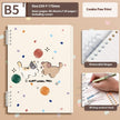 A5 Cute Loose-Leaf Notebook – Detachable Coil, Kawaii Cover Designs