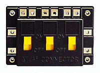 Atlas Electrical Connector 3 SPST On/Off Switches In Parallel