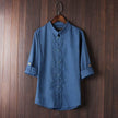 Men's Linen Vintage Plus Size Shirt